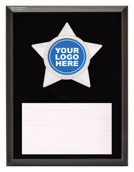 Star Plaque - Silver 200mm