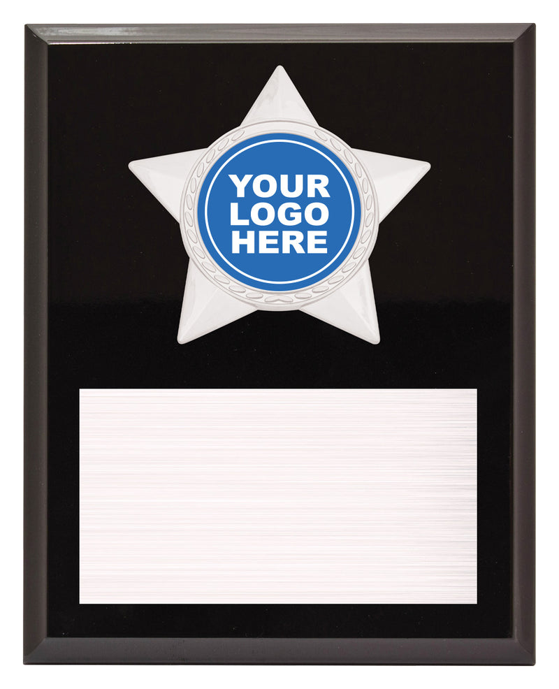 Star Plaque - Silver 225mm