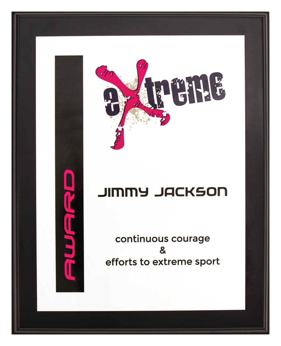 Colour Plaque - Gloss White 200mm