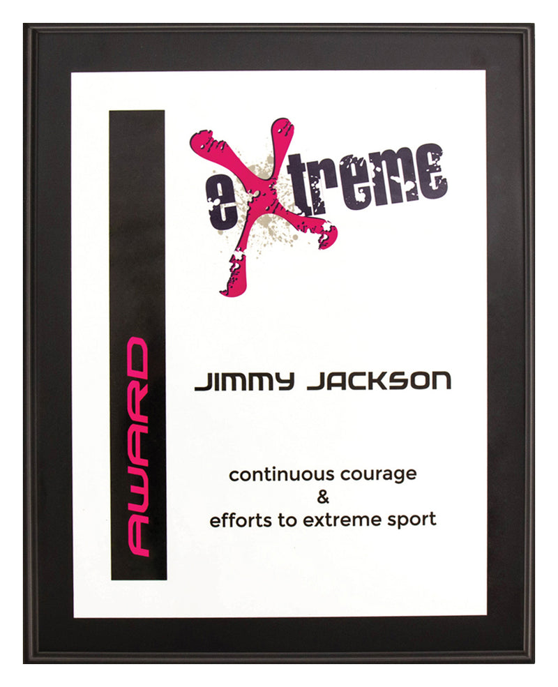 Colour Plaque - Gloss White 200mm