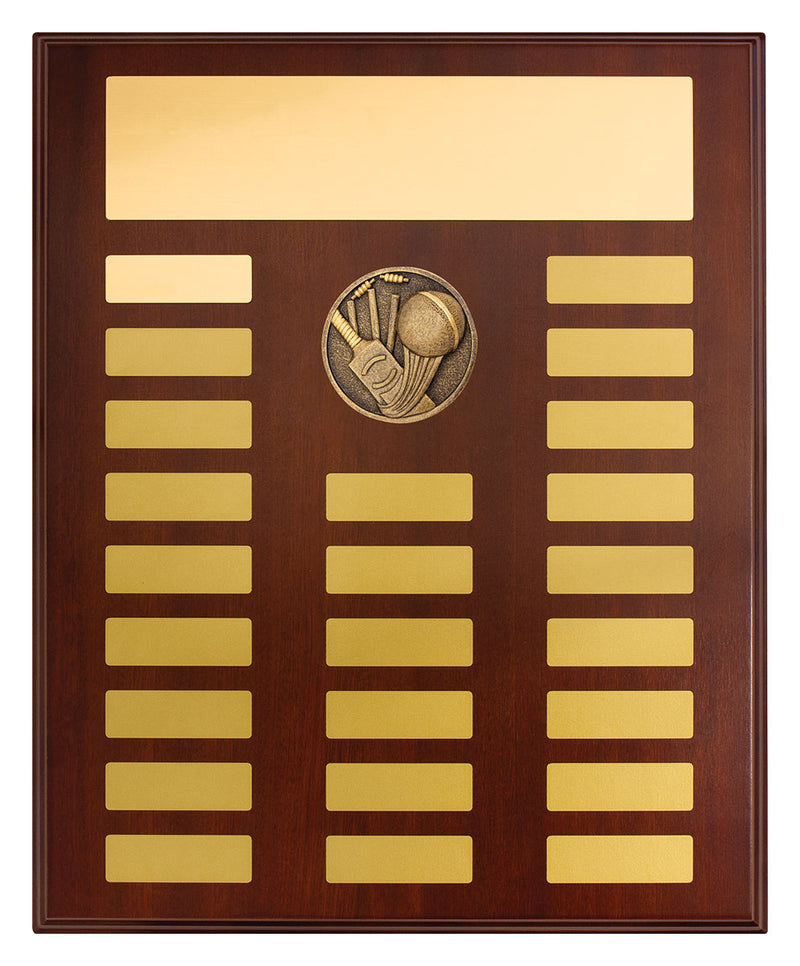 Perpetual Plaque - Cricket 380mm