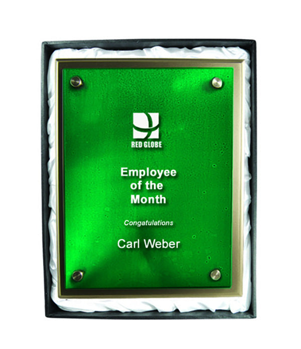 Plaque with Glass