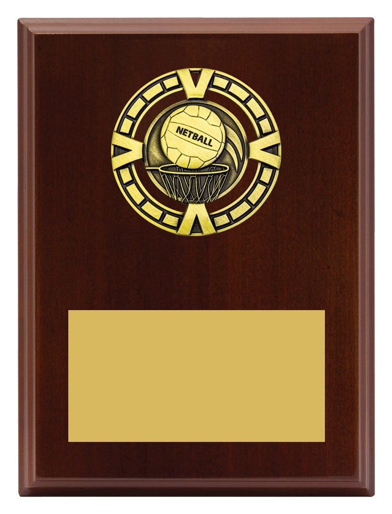 Varsity Plaque - Netball Varsity Plaque - Netball 200mm