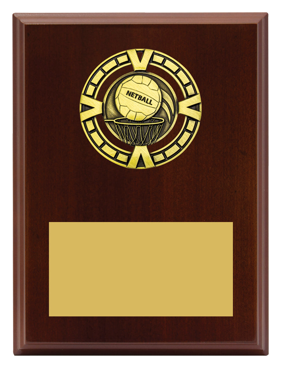 Varsity Plaque - Netball 200mm