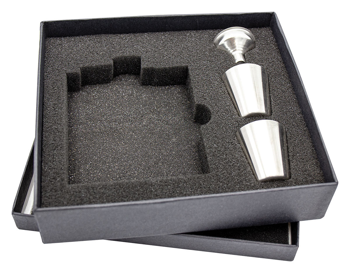 Flask Gift Box with Cups 175mm
