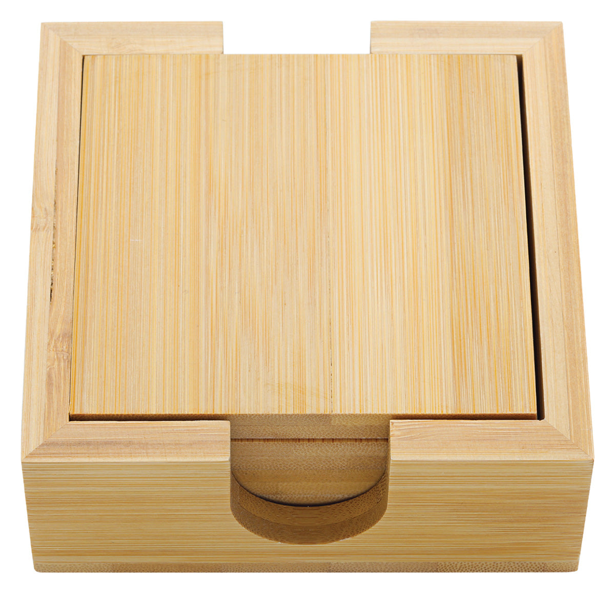 Bamboo Coaster Set 90 x 90mm