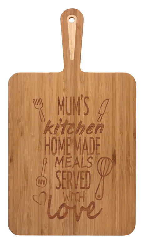 Bamboo Board with Handle 390mm