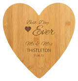 Bamboo Board - Heart 270mm