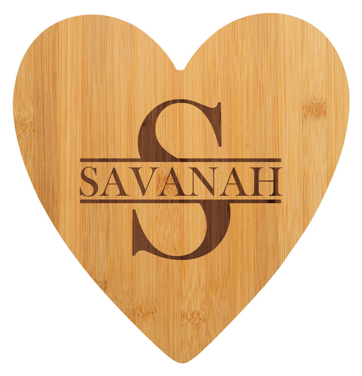 Bamboo Board - Heart 270mm