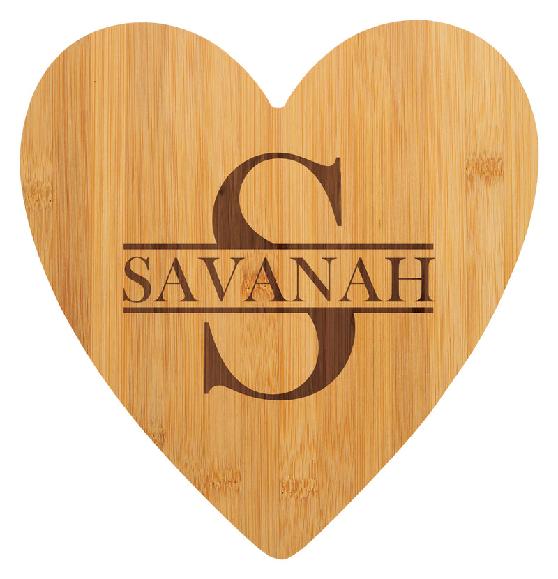 Bamboo Board - Heart 270mm