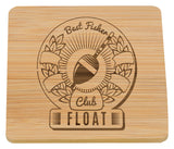 Bamboo Coaster Set - Square 90mm
