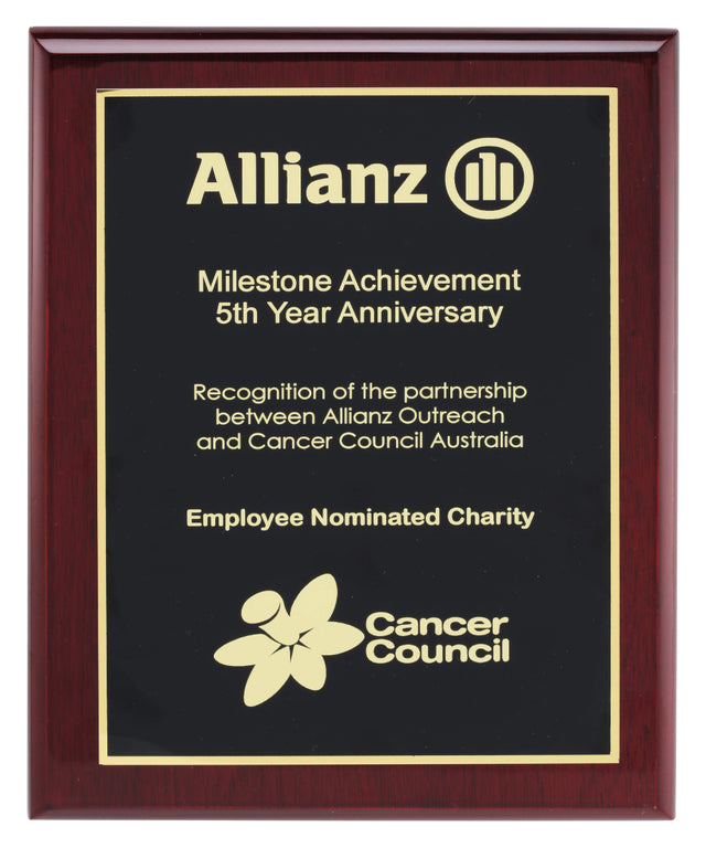 Designer Black Plaque 300mm