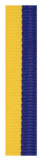 Blue / Gold Loop Ribbon 700 x 12mm
