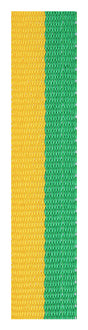 Green / Gold Loop Ribbon 700 x 12mm