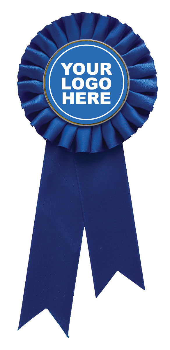 Blue Rosette w/ Clip 210mm