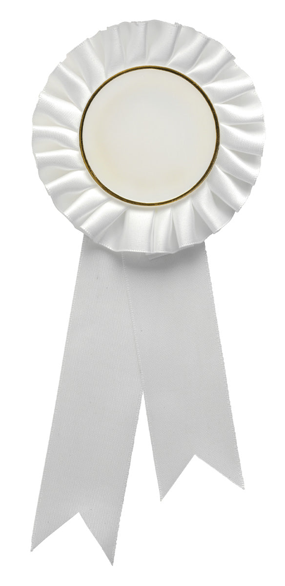 White Rosette w/ Clip 210mm