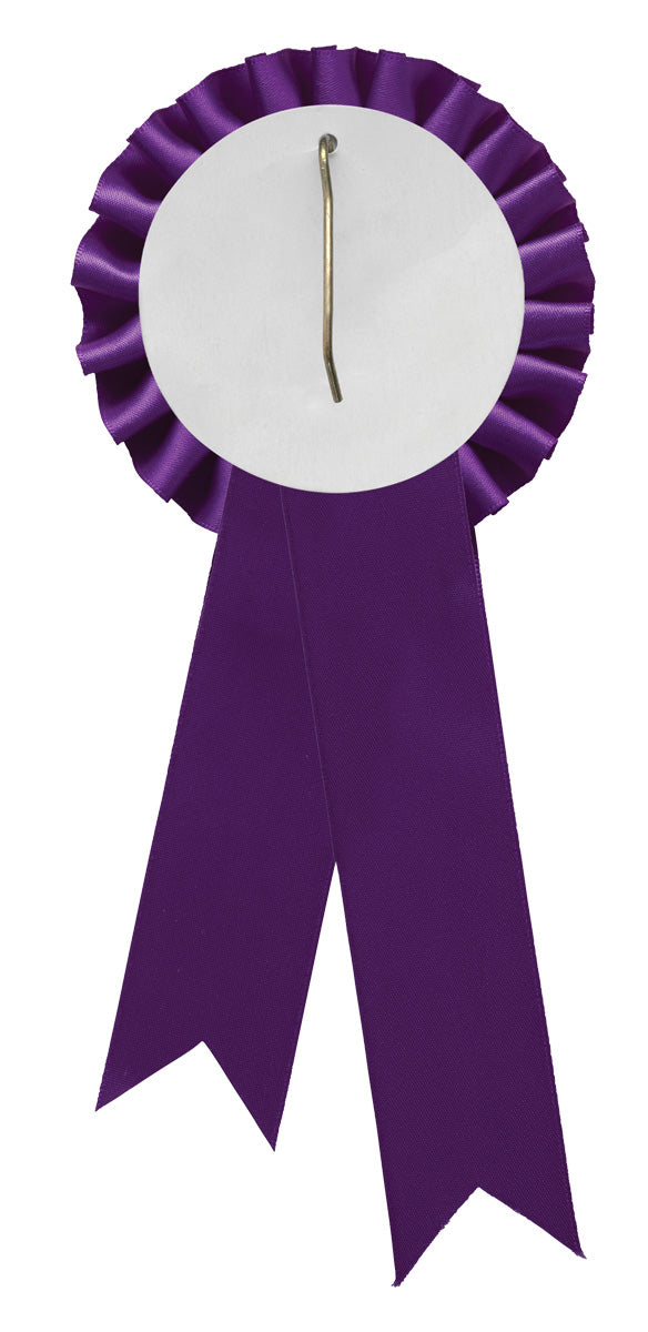 Purple Rosette w/ Hook 210mm Purple Rosette w/ Hook 90 x 210mm