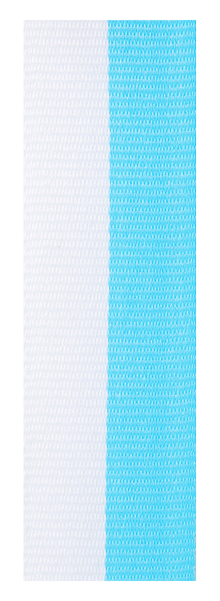 Light Blue / White Ribbon 800 x 23mm / Light Blue / White