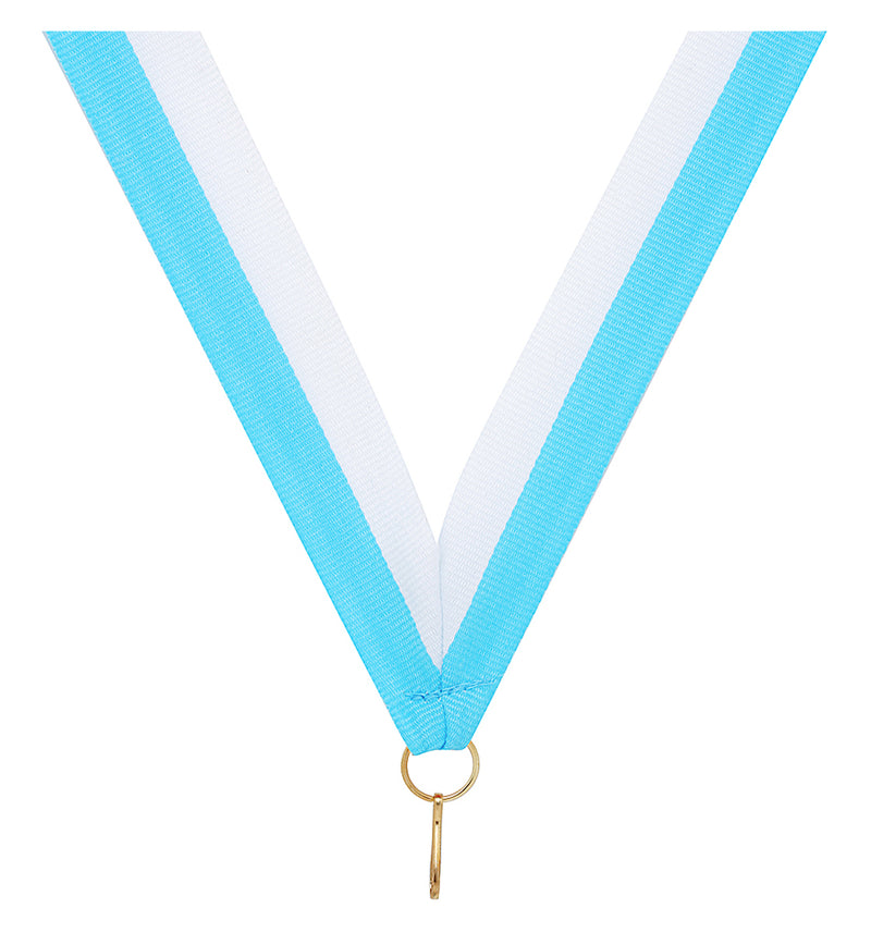 Light Blue / White Ribbon 800 x 23mm / Light Blue / White