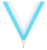Light Blue / White Ribbon 800 x 23mm
