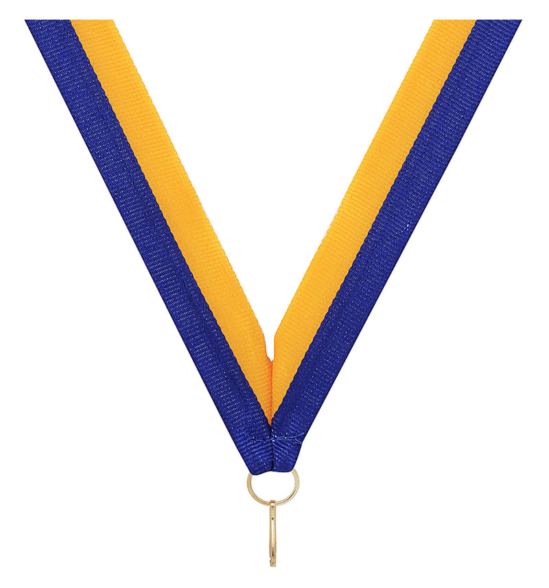Blue / Gold Ribbon 800 x 23mm