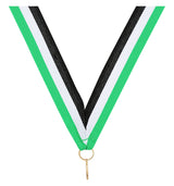 Green / White / Black Ribbon 800 x 23mm