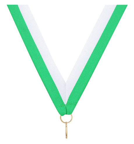 Green / White Ribbon 800 x 23mm