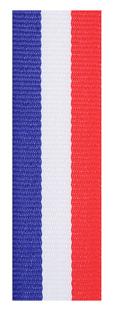 Red / White / Blue Ribbon 800 x 23mm