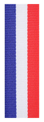 Red / White / Blue Ribbon 800 x 23mm