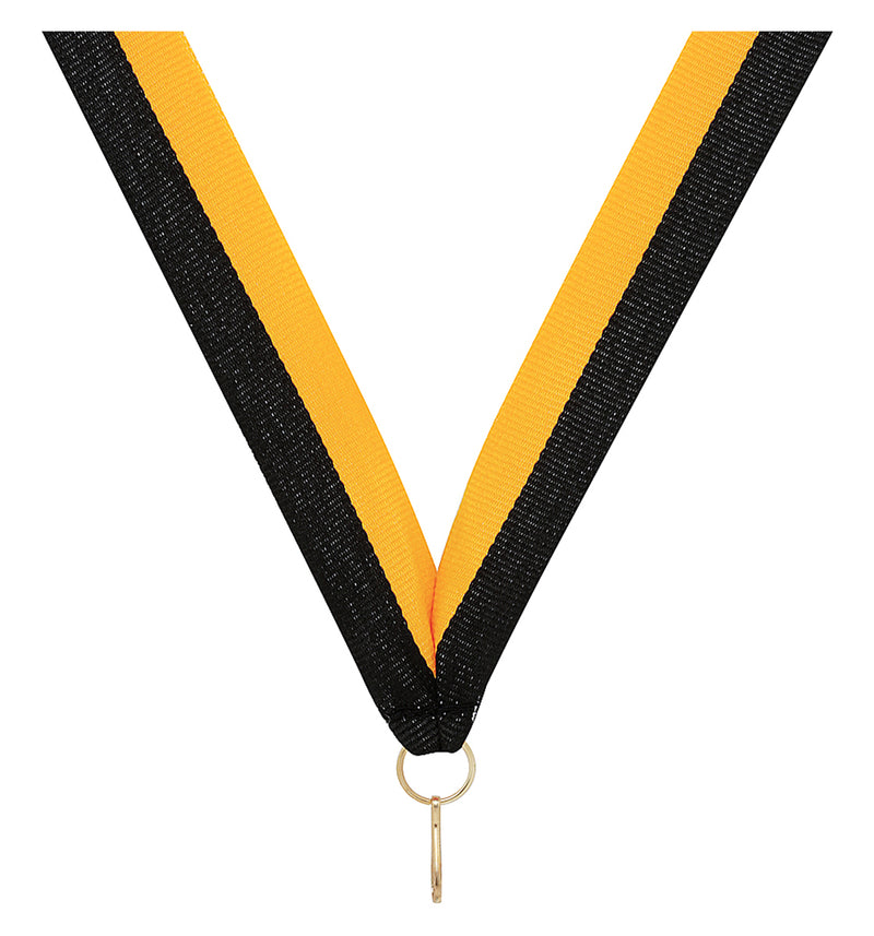 Black / Gold Ribbon 800 x 23mm / Black / Gold