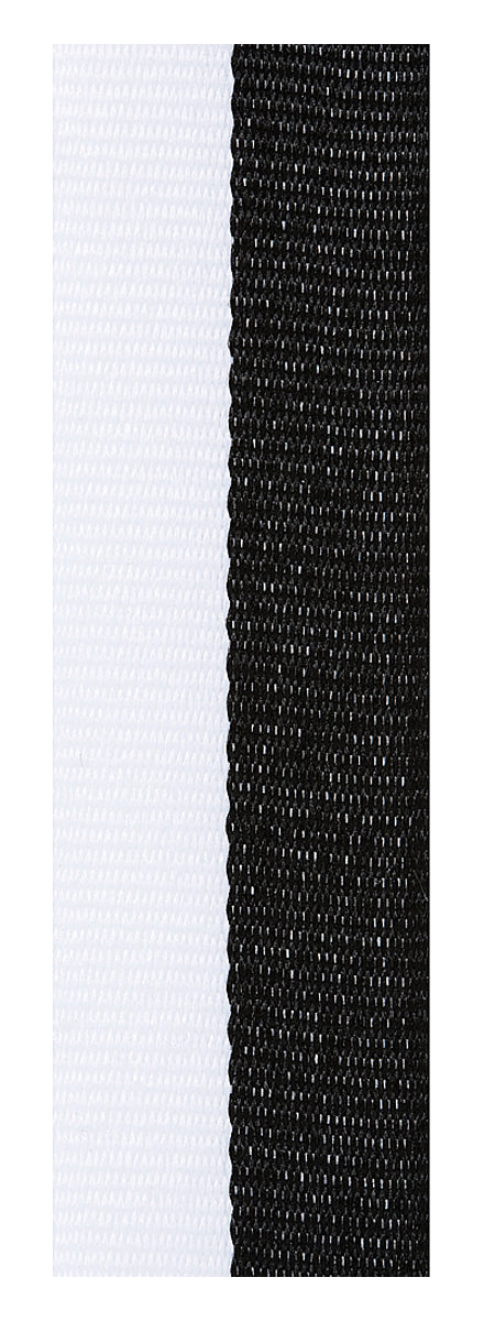 Black / White Ribbon 800 x 23mm / Black / White