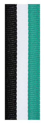 Teal / White / Black Ribbon 800 x 23mm