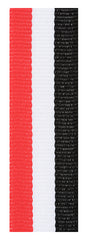 Red / White / Black Ribbon 800 x 23mm