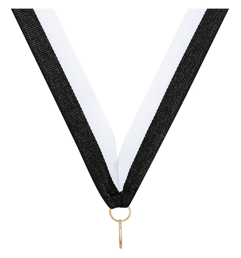 Black / White Ribbon 800 x 23mm / Black / White