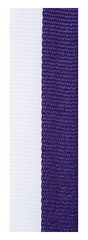 Purple / White Ribbon 800 x 23mm