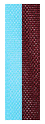 Maroon / Light Blue Ribbon 800 x 23mm