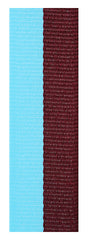 Maroon / Light Blue Ribbon 800 x 23mm