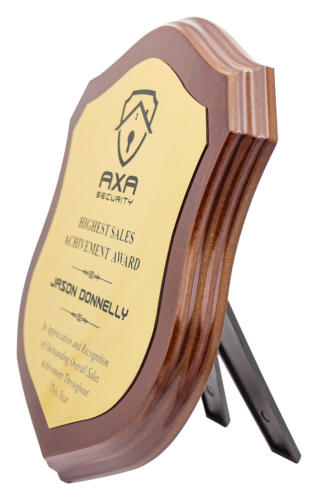 Engraved Shield Award 210mm