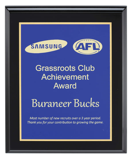 Designer Blue Plaque 250mm