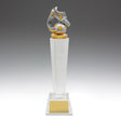 Football Crystal Pedestal 240mm