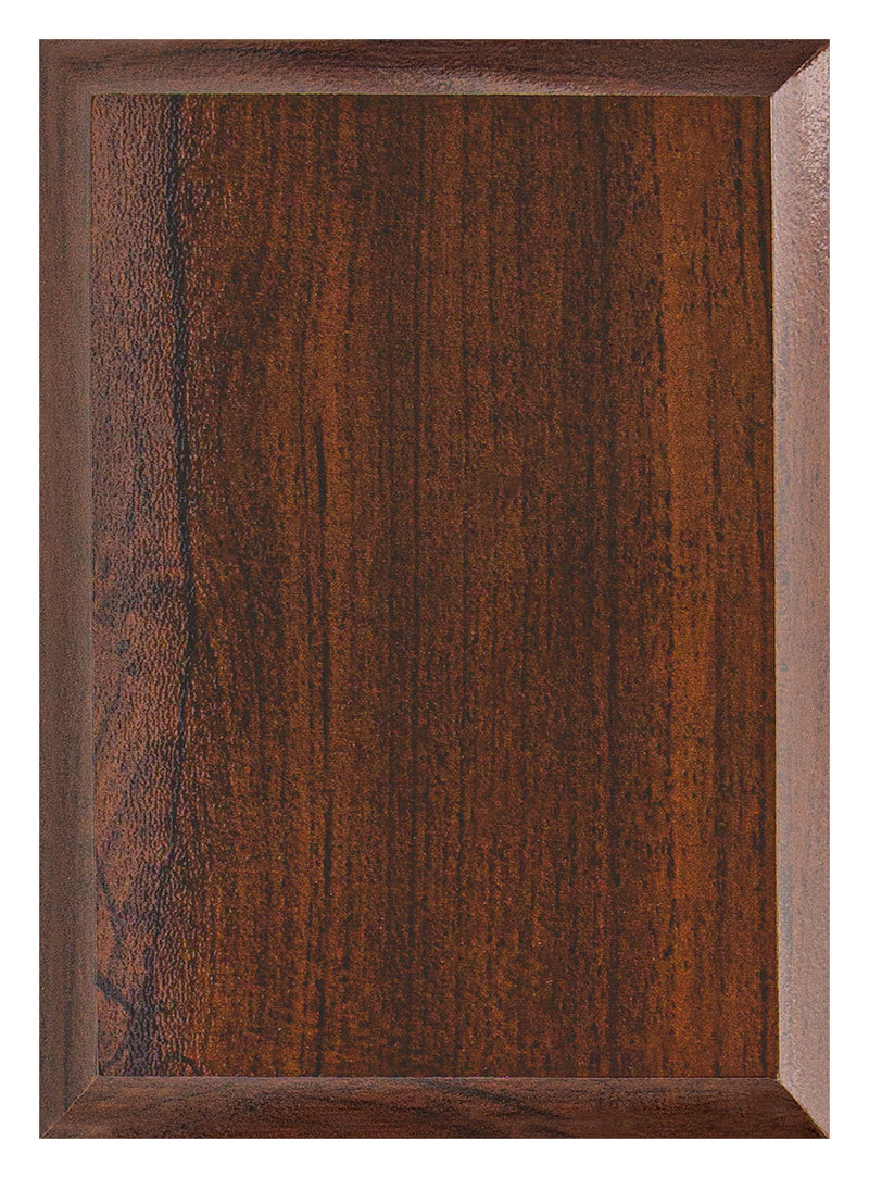 Value Plaque Walnut Gloss 150mm