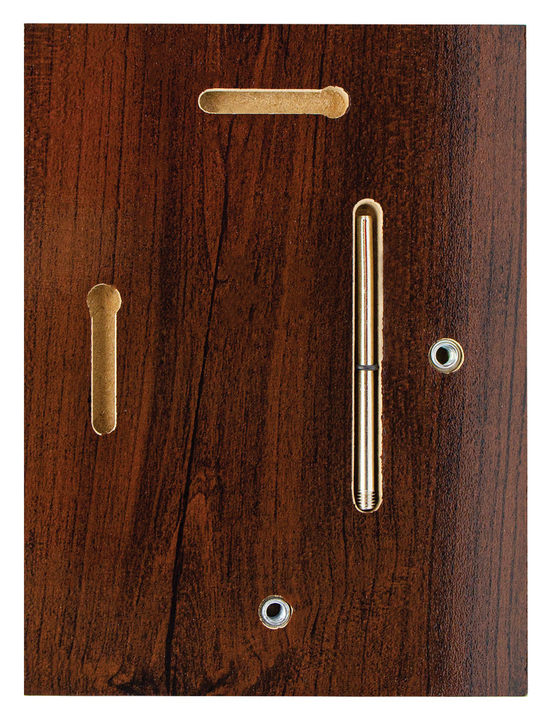 Value Plaque Walnut 200mm