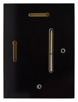 Value Plaque Black 200mm
