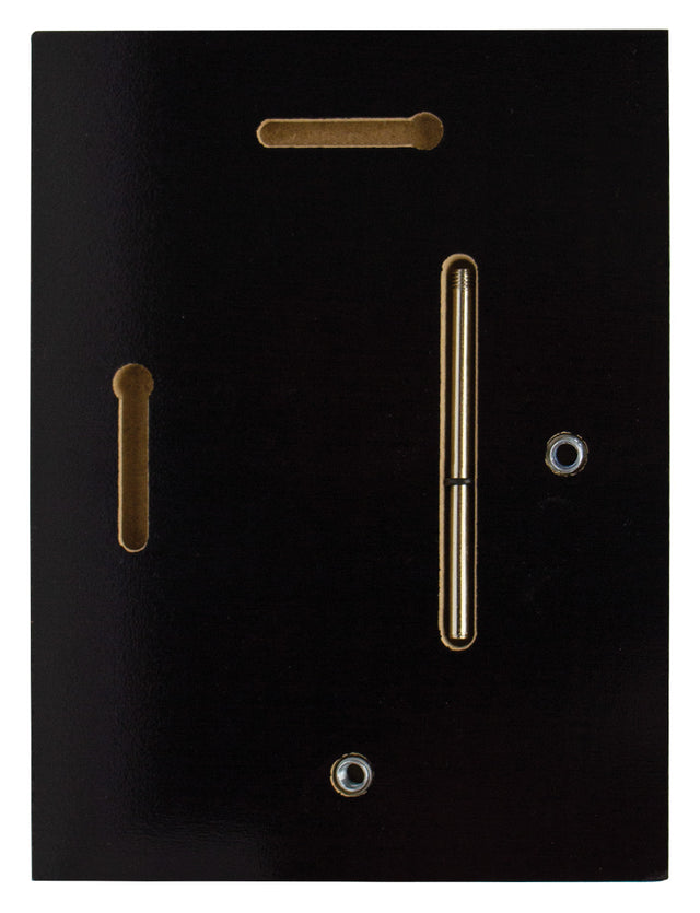 Value Plaque Black 200mm