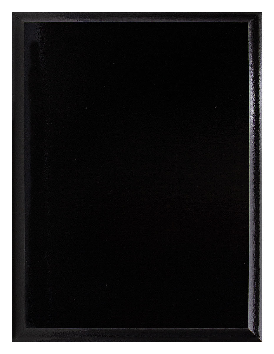 Value Plaque Black 200mm