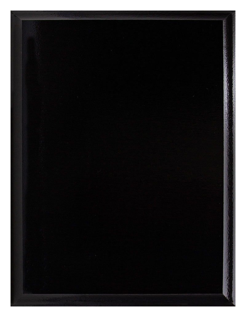 Value Plaque Black 200mm
