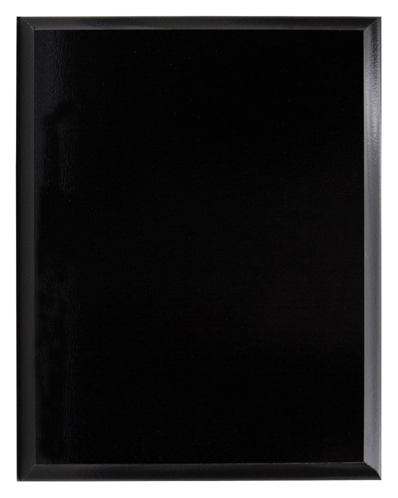 Value Plaque Black Gloss 225mm