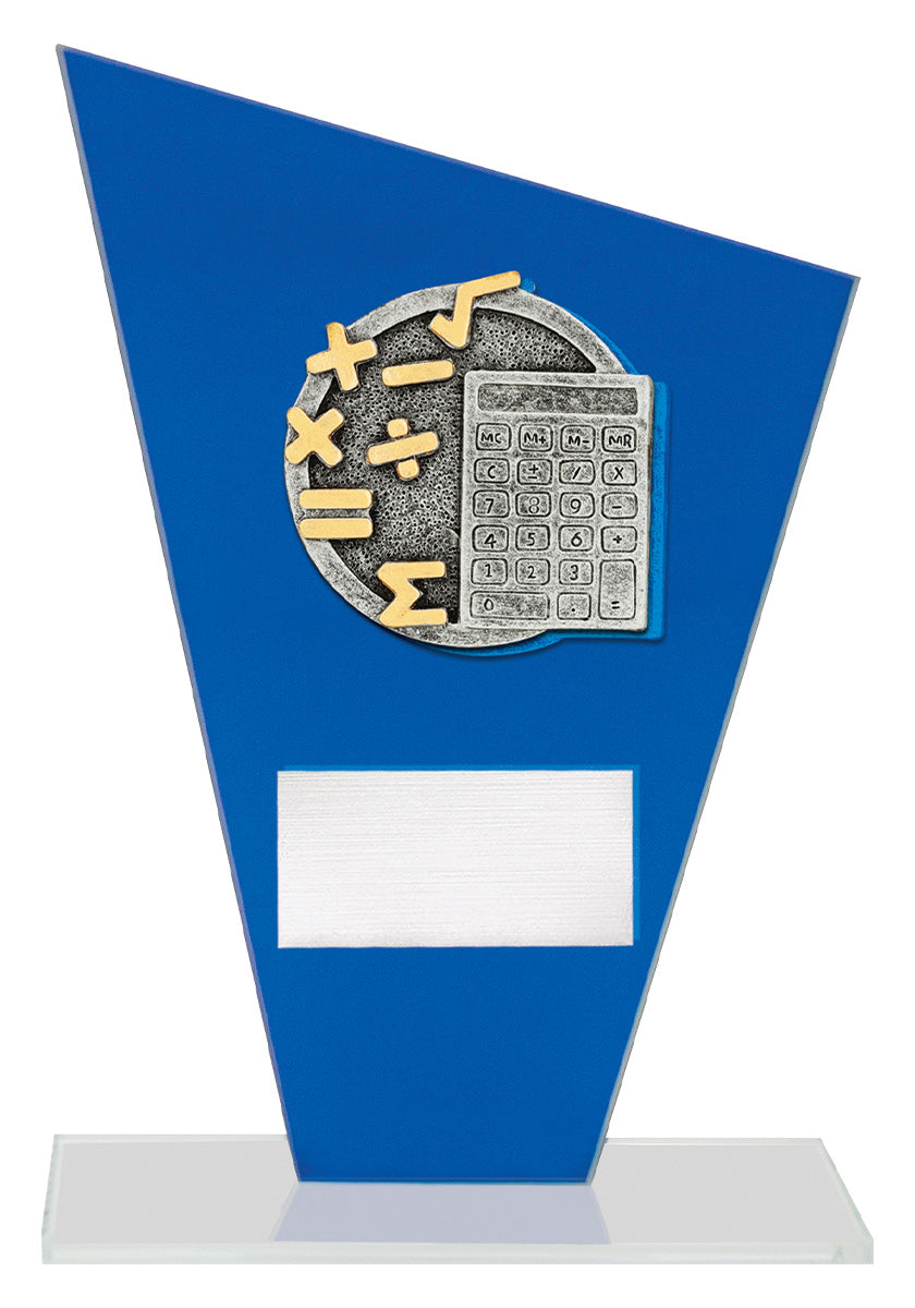 Cobalt Glass - Maths 170mm