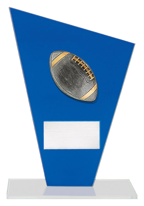Cobalt Glass - American Football 170mm