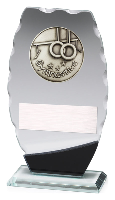 Clipped Oval Glass - Gymnastics 170mm